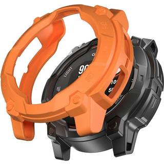 Garmin Instinct 3 Solar (45mm) - Rugged Plastik Cover - Orange