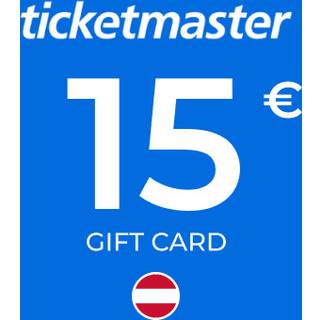 Ticketmaster Gift Card 15 EUR Key - AUSTRIA