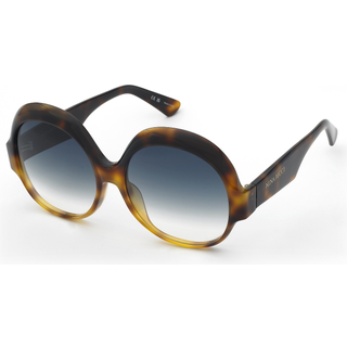 Nina Ricci Kvinde SNR464 0APE Solbriller Acetat Havana Grøn Rund Normal Nuanceret