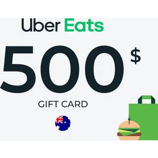 Uber Eats Gift Card 500 AUD Key - AUSTRALIA
