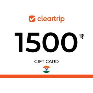 Cleartrip Gift Card 1500 INR Key - INDIA