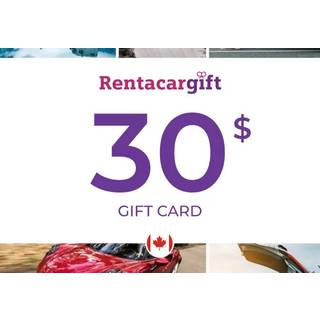 RentacarGift Gift Card 30 CAD Key - CANADA