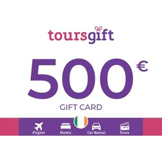 ToursGift Gift Card 500 EUR Key - IRELAND