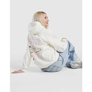 New Balance Girls' Graphic Hoodie Junior, Hvid - 12-13Y