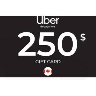 Uber Rides Gift Card 250 CAD Key - CANADA