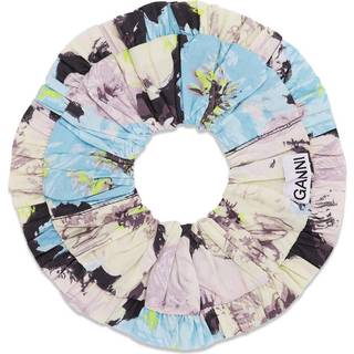 Printed Cotton Frill Scrunchie A6576 Multicolour