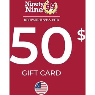 Ninety Nine Restaurant & Pub Gift Card 50 USD Key - UNITED STATES
