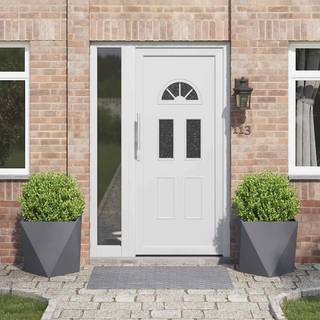 Plantekasse 2 pcs Antracit 50 x 50 x 50 cm Stål