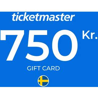 Ticketmaster Gift Card 750 SEK Key - SWEDEN