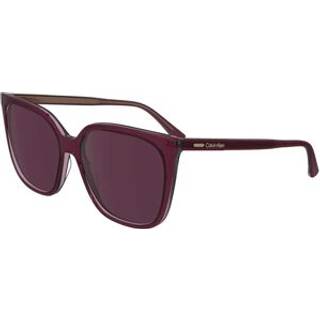 Calvin Klein CK24509S 613 56 Solbriller Kvinder Rød - Transparent Cherry Red On Transparent Ro - 56mm