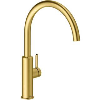 Damixa Iris køkkenarmatur, Børstet messing