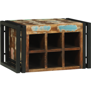 Vinfad Flerfarvet 46 x 35 x 27.5 cm Massivt genbrugstræ