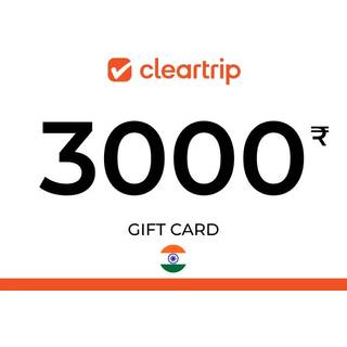 Cleartrip Gift Card 3000 INR Key - INDIA