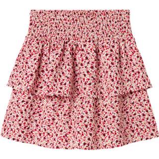 NAME IT Nederdel Kanva Bright White Flower