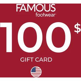 Famous Footwear Gift Card 100 USD Key - UNITED STATES