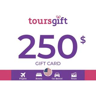 ToursGift Gift Card 250 USD Key - UNITED STATES
