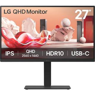 LG 27BA75QB-B.AEU computerskærm 68,6 cm (27") 2560 x 1440 pixel Wide Quad HD LED Sort