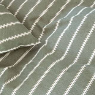 Luksus Flonel sengetøj fra HØIE – HENNING DÆMPET GRØN 200