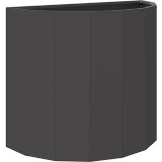 Plantekasse Sort 60 x 30 x 50 cm Stål