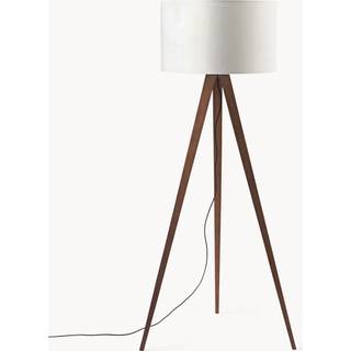 Tripod gulvlampe Jake af massivt træ