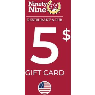 Ninety Nine Restaurant & Pub Gift Card 5 USD Key - UNITED STATES