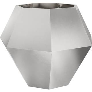 Plantekasse 2 pcs Sølv 100 x 100 x 80 cm Rustfrit stål