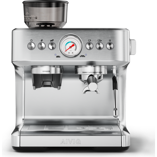 AIVIQ Aspire Core - Espressomaskine med Kaffekværn - AME-251S - Rustfrit stål