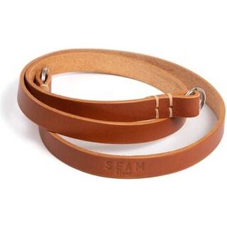seam strap Camera strap CLASSIC - full grain cowhide Cognac 115 cm
