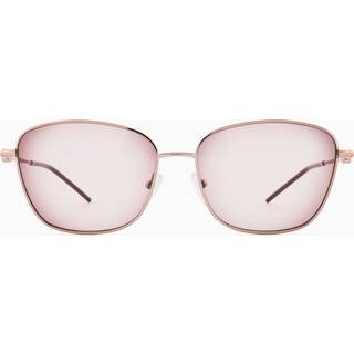 Emporio Armani Kvinde EA2170 34268H Solbriller Metal Rosa Rosa Geometrisk Normal Skygge