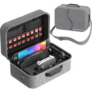 Nintendo Switch 2 Startrc Games-opbevaringsetui med plads til 18 spilkort - grå