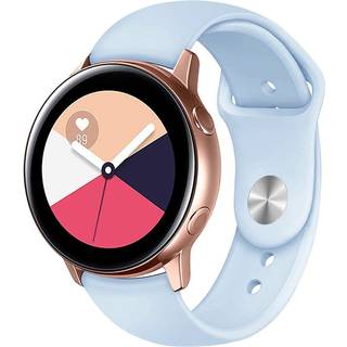 Huawei Watch GT 4 (41mm) / Garmin Venu 3S (18mm) Silikone Urrem - Lyseblå