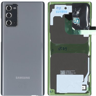 Grå Samsung Galaxy Note 20 5G bagside med battericover