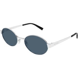 SAINT LAURENT Kvinde SAINT LAURENT SL 692 006 Solbriller Metal Sølv Blå Rund