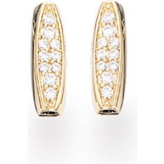 Scrouples øreringe med cubic zirkonia i 8kt guld