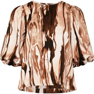 Noella Bluse - Shelly - Charise Blush Print