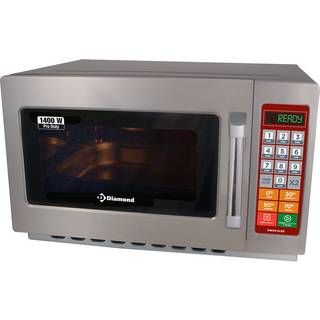 Mikrobølgeovn i rustfrit stål, (GN 2/3), 1400 W. (34 L), digital
