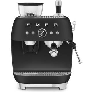 Smeg 50's Style manuel espressomaskine mat sort 1650 watt