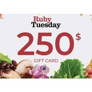 Ruby Tuesday Gift Card 250 USD Key - UNITED STATES