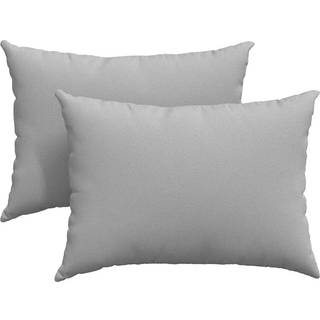 Sofapuder 2 pcs Grå 70 x 50 cm Stof