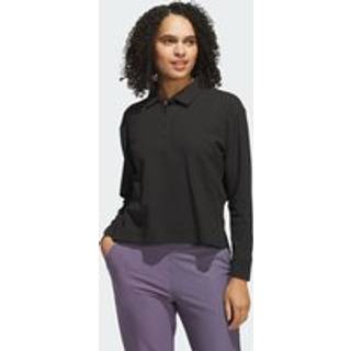 Beyond Long Sleeve Loose Polo Shirt - Black - XL