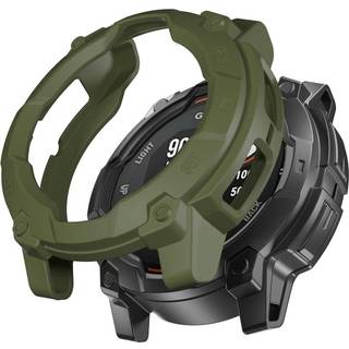 Garmin Instinct 3 Solar (50mm) - Rugged Plastik Cover - Grøn
