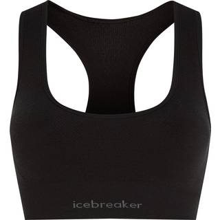 Icebreaker Women's Merino Blend 260 Zoneknit Seamless Bra Black, XS