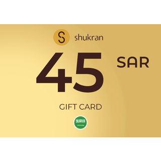 Shukran Gift Card 45 SAR Key - SAUDI ARABIA