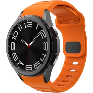 Samsung Galaxy Watch4/5/5 Pro/6/7/FE Tech-Protect IconBand Line Silikonerem - Orange