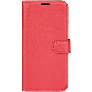 iPhone 16e - EIDERWOOD Kunstlæder Flip Cover m. Kortholder & Ståfunktion - Rød