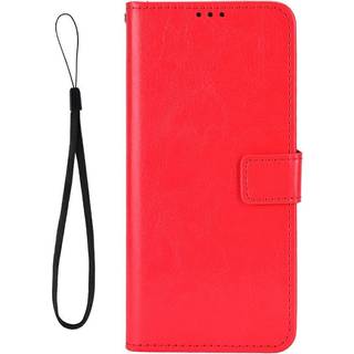 EIDERWOOD Realme GT 7 Pro (5G) Kunstlæder Flip Cover m. Strop - Rød