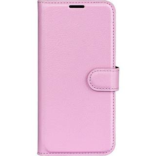 EIDERWOOD Samsung Galaxy S25 Edge Litchi Kunstlæder Flip Cover m. Pung - Lyserød