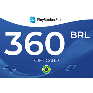 PlayStation Gift Card 360 BRL - BRAZIL