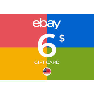 eBay Gift Card 6 USD Key - UNITED STATES