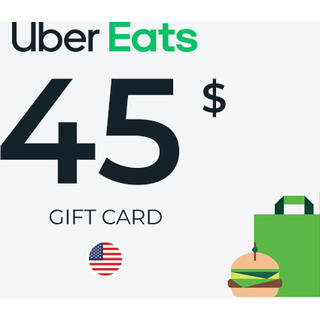 Uber Eats Gift Card 45 USD Key - UNITED STATES